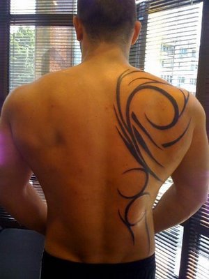 Related tribal tattoo mens