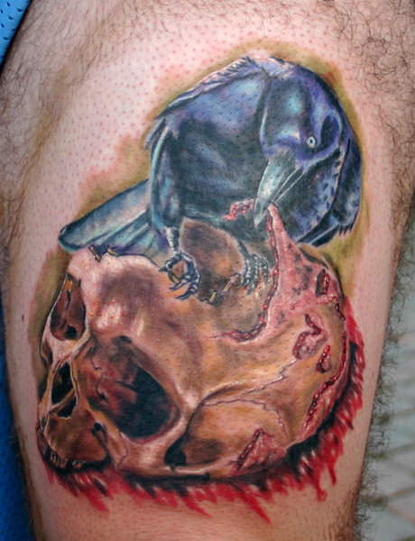 Related: Crow Skull Tattoo design, tattoos design