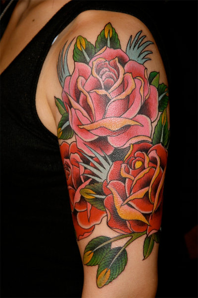 roses arm tattoo Related rose tattoo