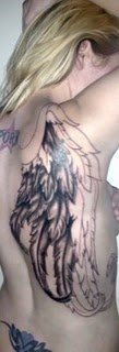angel wing sexy girl tattoo girly
