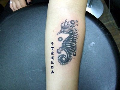 sea horse tattoos. sea horse tattoo design