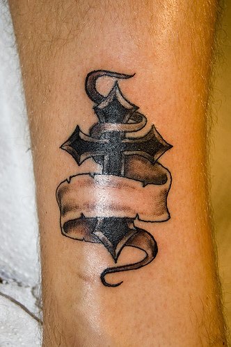 rosary ankle tattoos. Rosary Ankle Tattoos