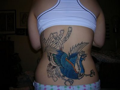 sexy Phoenix Tattoo girl tattoo girly