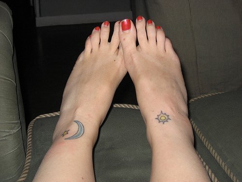 ankle tattoos for women. Ankle Tattoos For Women