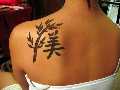 chinese letter tattoos for girls. Chinese symbol tattoos are