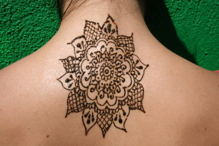 Henna Tattoo Examples on Almost Totally Alone To Enjoy The Miles Of Golden White Sand