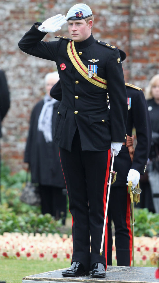 prince harry in uniform. Harry had a busy weekend,