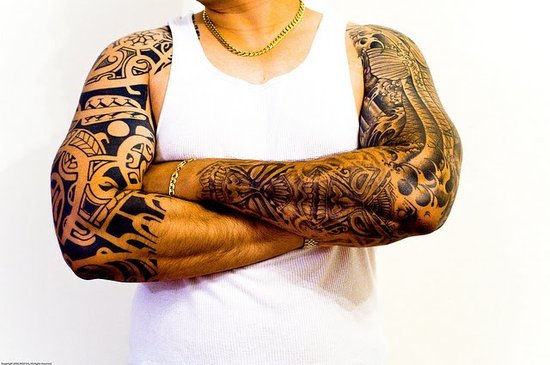 tribal tattoo arm 1