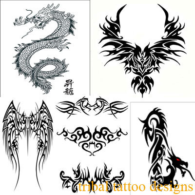 tribal star tattoo designs