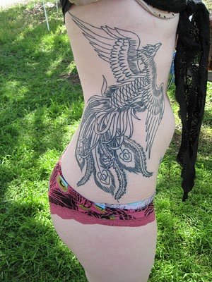 Phoenix Art Tattoo Design in