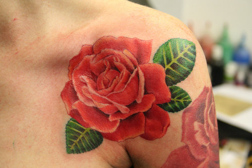 Tagged with rose tattoo girl tattoo flower tattoo tattoo flash