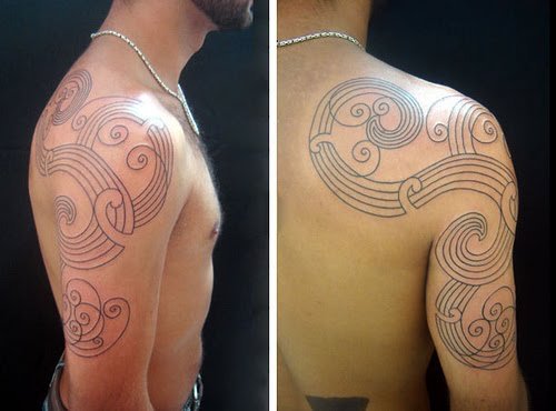 tribal tattoo arm 4