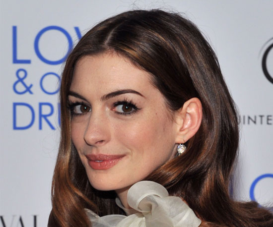 Last night at the New York premiere of Love and Other Drugs Anne Hathaway's