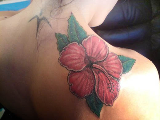  longer that they are reffering to a hibiscus flower when they say a Hawaiian flower design. hawaiian flower tattoo designs for girl