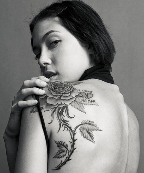 vines tattoo. flower vines tattoo pics