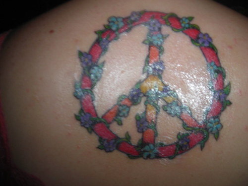 PRINTABLE PEACE SIGN TATTOOS