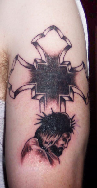 tattoos of jesus on cross. Jesus Tattoo The simplistic