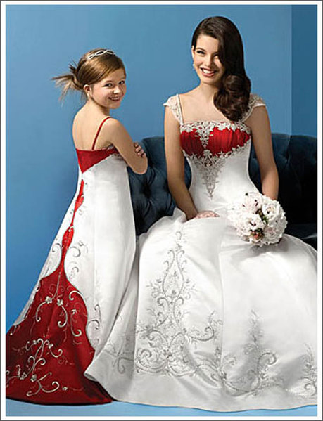 Red and White Corset Wedding Dresses Red and White Corset Wedding Dresses