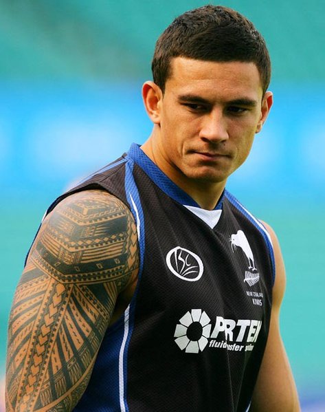 Sonny Bill Williams. Source: The Daily Telegraph Sonny Bill Williams Tattoos