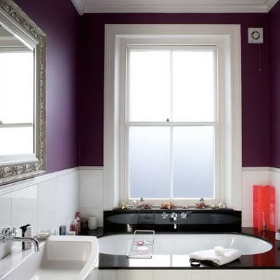 Paint Bathroom on Style Glamorous Bathroom Interior Design