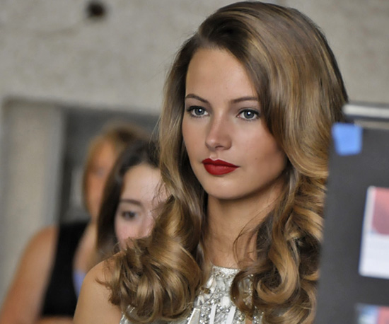 red makeup. iconic Red Door scent to a