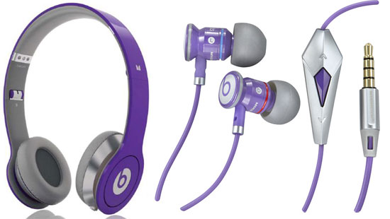 Coming in Justin's favorite color (purple), the Beats Solo 