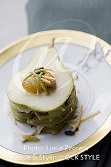 Pear and Blue Cheese Millefeuilles