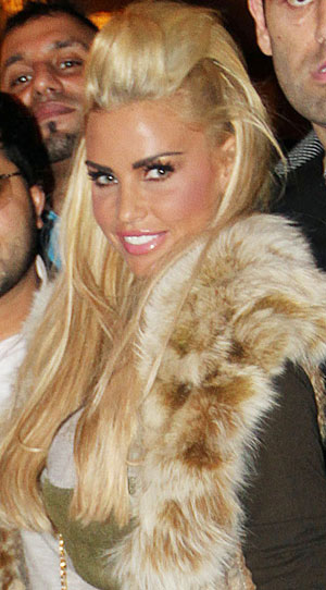 Over the weekend, Katie Price attended a boxing match in Las Vegas, 