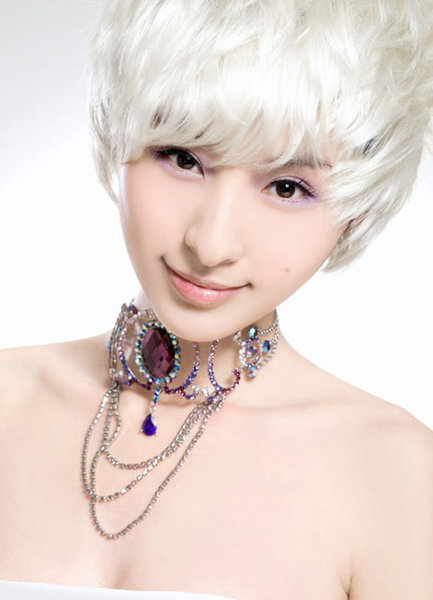 asian hairstyle gallery. Asian With Blonde Hairstyle