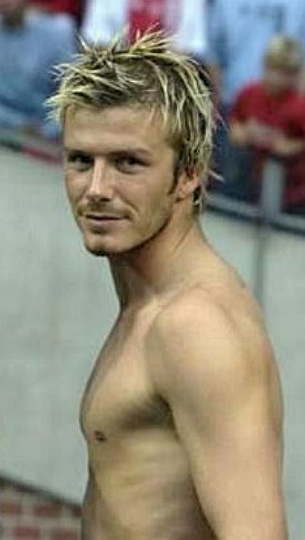 david beckham hairstyles through the years. David Beckham Punk Hairstyles