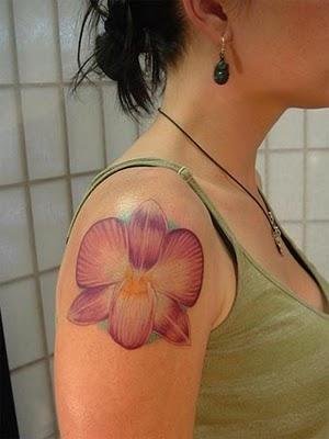 What tends to make orchids one on the most popular floral tattoo patterns 