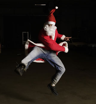 santa dancing santa dancing