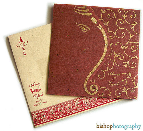 hindu wedding cards sample