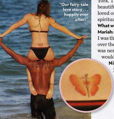 Here we have even more celebrity women with lower back tattoos, 