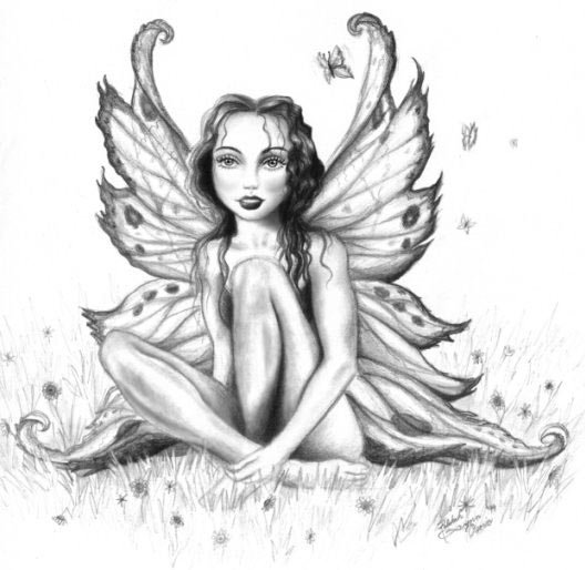 miami ink fairy tattoo. fairy tattoo sketch 1