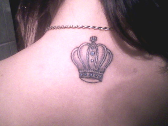 princess crown tattoos for girls. hair tiara princess crown