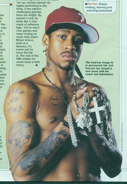 Allen Iverson Tattoos