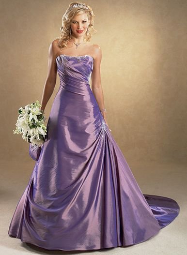 rosetta Beautiful Colored Wedding Gowns Purple Colored Wedding Gowns