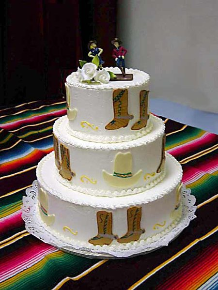 western wedding cake5 Best Western Wedding Cakes Ideas