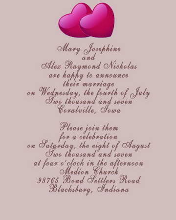 examples of wedding reception invitations Best Wedding Reception Invitations