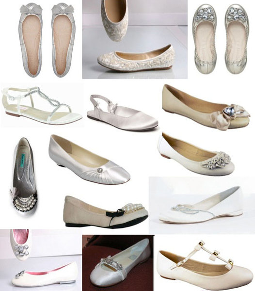 Best Flat Ivory Wedding Shoes 2012