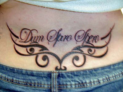 girly tattoos for lower back. Placement of Lower Back Tattoo