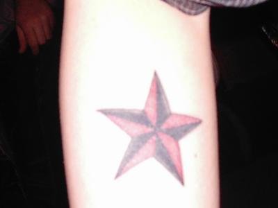 Star Tattoo With Names