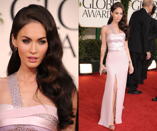 Megan Fox walks the line between retro Hollywood and modern glamour in a 