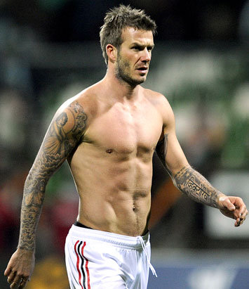 Beckham  on David Beckham Abs