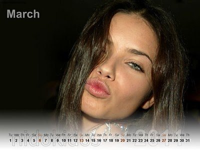 adriana lima wallpaper 2010. adriana lima new years