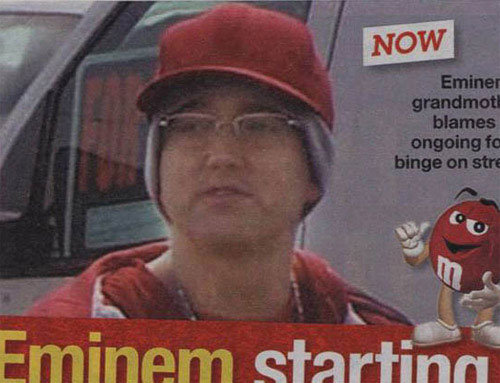 is eminem fat. eminem getting fat