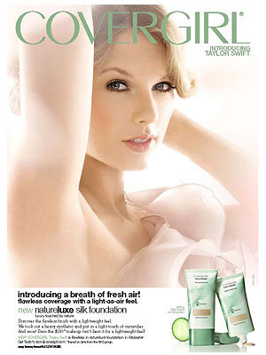 Taylor Swift Covergirl Ad. taylor swift endorsement