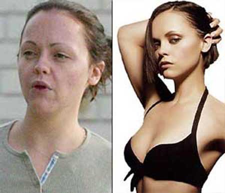 christina ricci without makeup