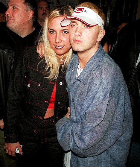 eminem and kim and haley. makeup Because of Kim, Halle